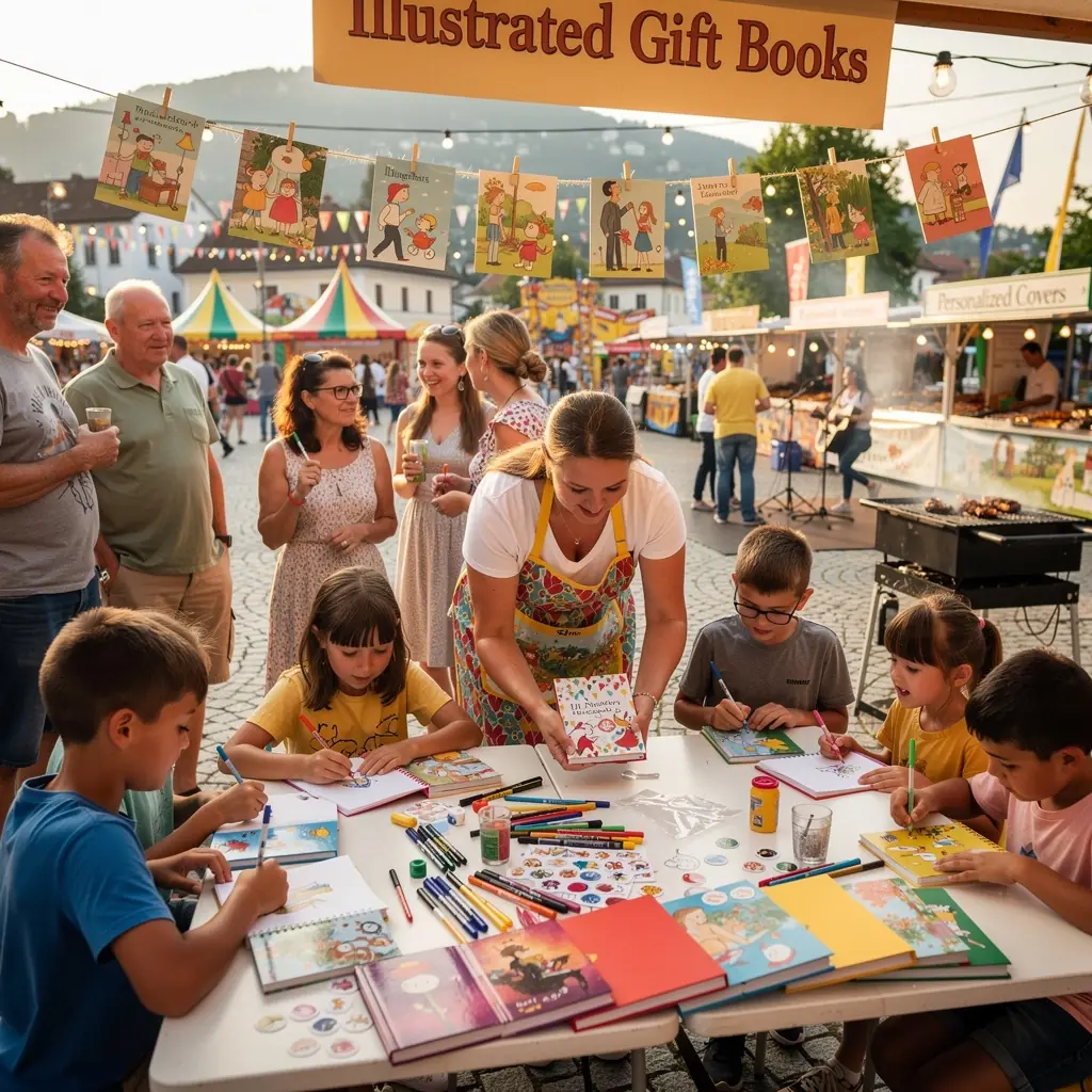 Eine gemГјtliche Leseecke mit einem Geschenkbuch und einer Tasse Tee fГјr entspannte Momente.