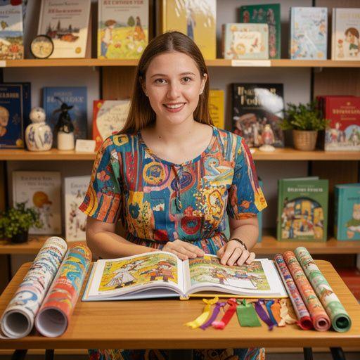 Eine liebevolle Illustration aus einem Kinderbuch, das perfekt fГјr Geburtstagsgeschenke ist.