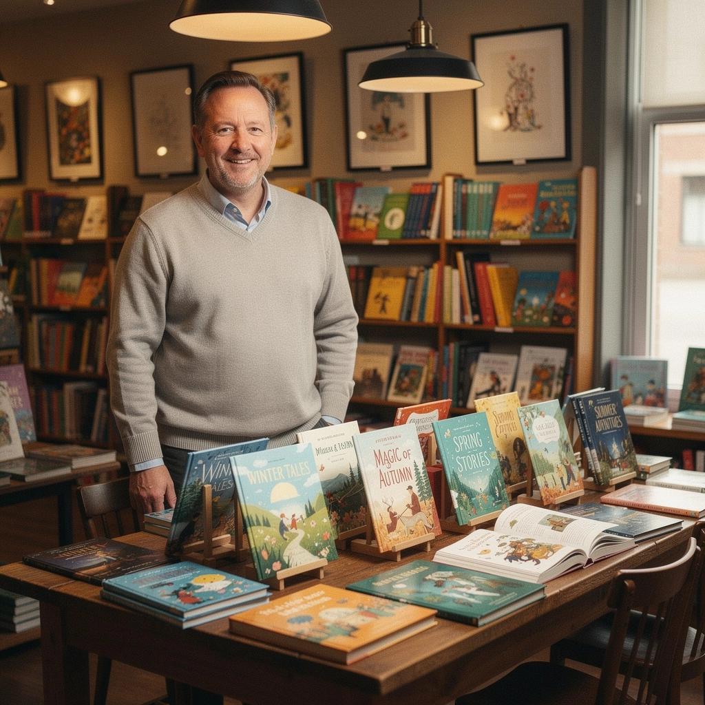 Ein stilvolles Geschenkbuch mit goldenen Verzierungen und festlichem Einband.
